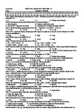 Đề kiểm tra khảo sát môn Hóa học Lớp 10